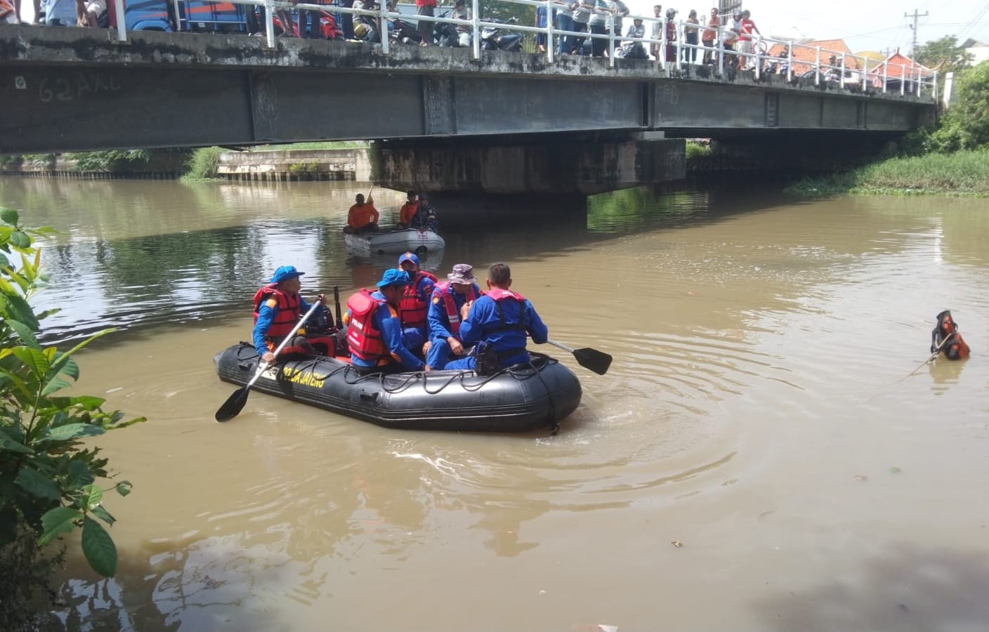 Lansia di Kota Pekalongan Tewas Tenggelam Setalah Terjun ke Sungai