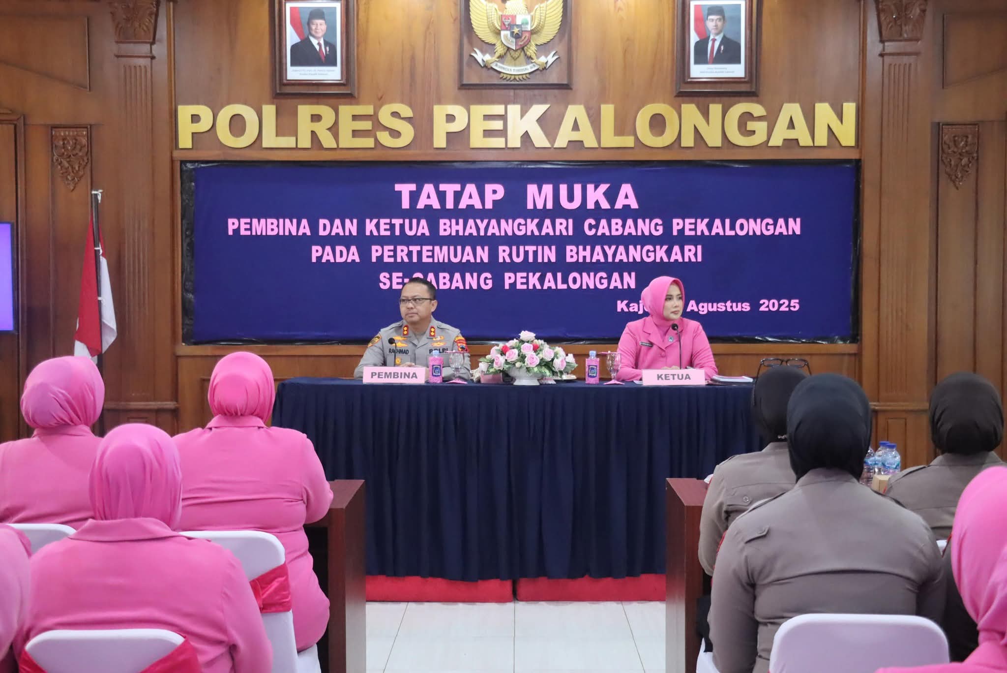 Kapolres Pekalongan Ajak Bhayangkari dan Polwan Jadi Teladan di Masyarakat