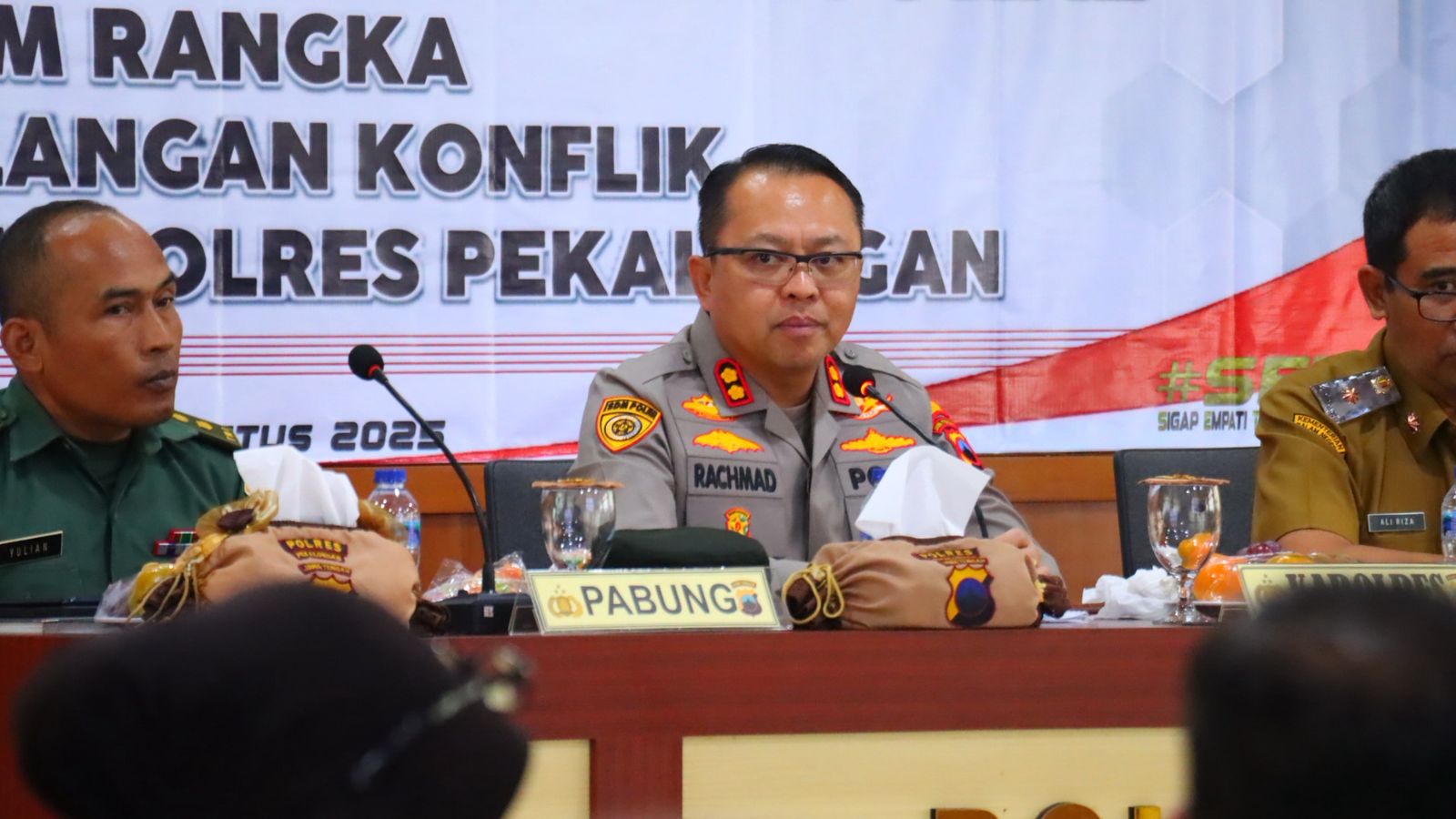 Kapolres Pekalongan Tekankan Sinergi Lintas Sektoral untuk Cegah Konflik di Kabupaten Pekalongan