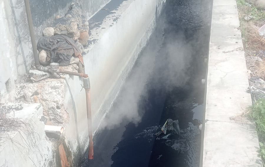 Warga Pertanyakan Kesepakatan Terkait Keluhan Pembuangan Limbah Pabrik Jean Tahun 2019