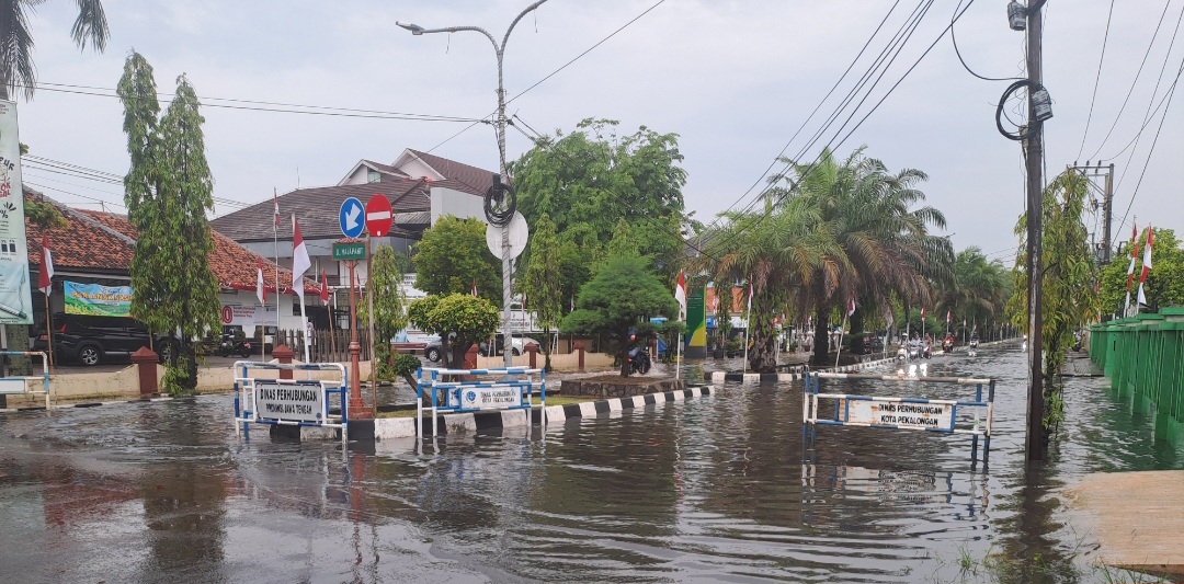 Diguyur Hujan Semalam Pusat Pemerintahan Tergenang Air
