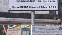 Papan Biaya Parkir Bikin Bingung, Warga Pekalongan Angkat Suara