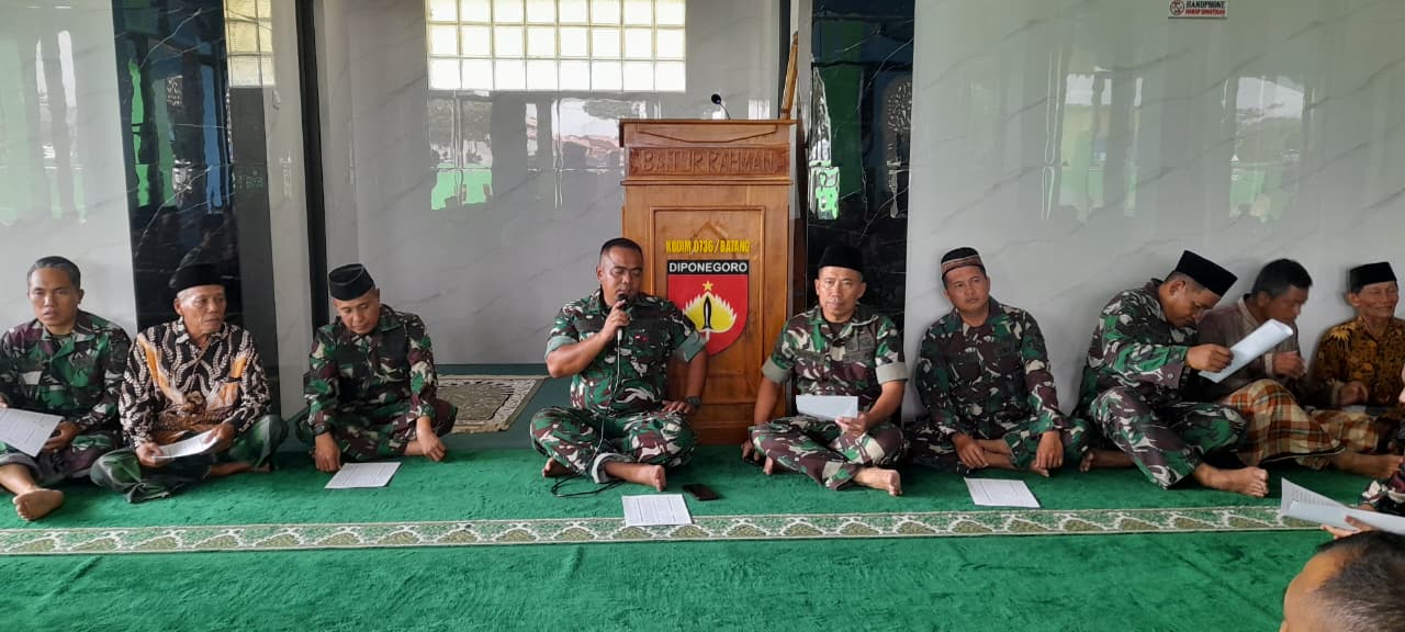 HUT ke-80 TNI, Kodim Batang Ajak Prajurit dan Warga Gelar Doa Bersama
