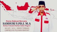 DPP Partai Cinta Negeri Deklarasikan Samsuri sebagai Capres 2029