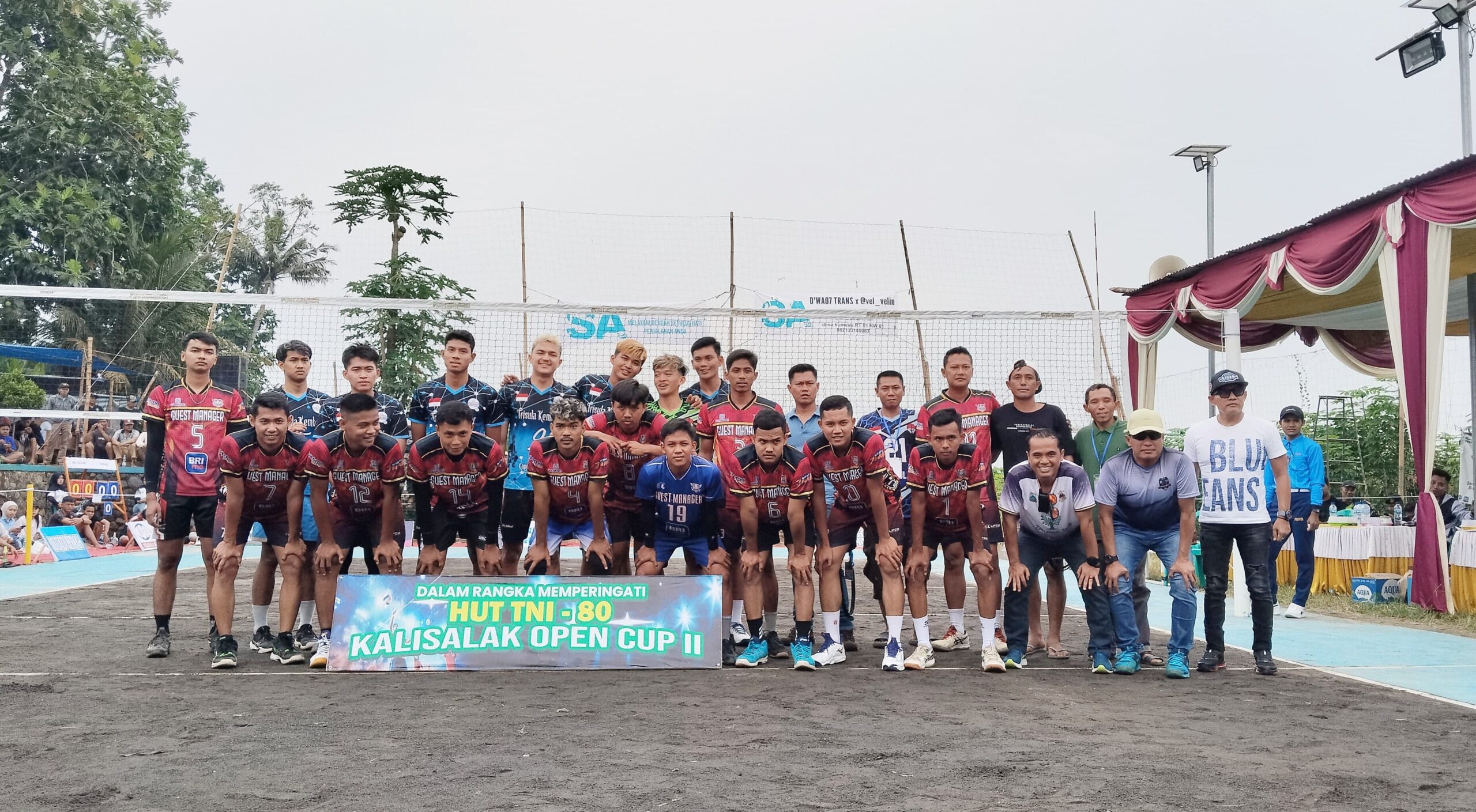 Kodim 0736/Batang Menggelar Turnamen Bola Voli Kalisalak Open Cup di Lapangan Pagotan Kodim 0736/Batang Menggelar Turnamen Bola Voli Kalisalak Open Cup di Lapangan Pagotan