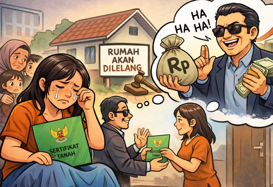 Diduga Pengusaha Sukses Pinjam Sertifikat Mantan Anak Buah, Warga Wonopringgo Terancam Kehilangan Rumah