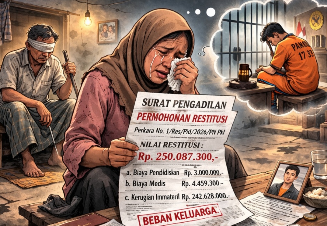 Setelah Vonis 3 Tahun Penjara, Keluarga Remaja di Pekalongan Dihadapkan Tuntutan Restitusi Rp 250 Juta